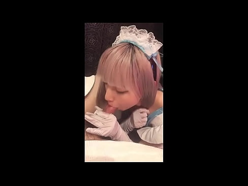 ❤️ جاپاني بت [میوکا]، د فرانسوي نوکرۍ جامې، لومړۍ برخه، بلو جاب او د لوشن سره ټوکر ❤️